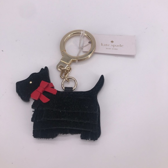 kate spade dog keychain